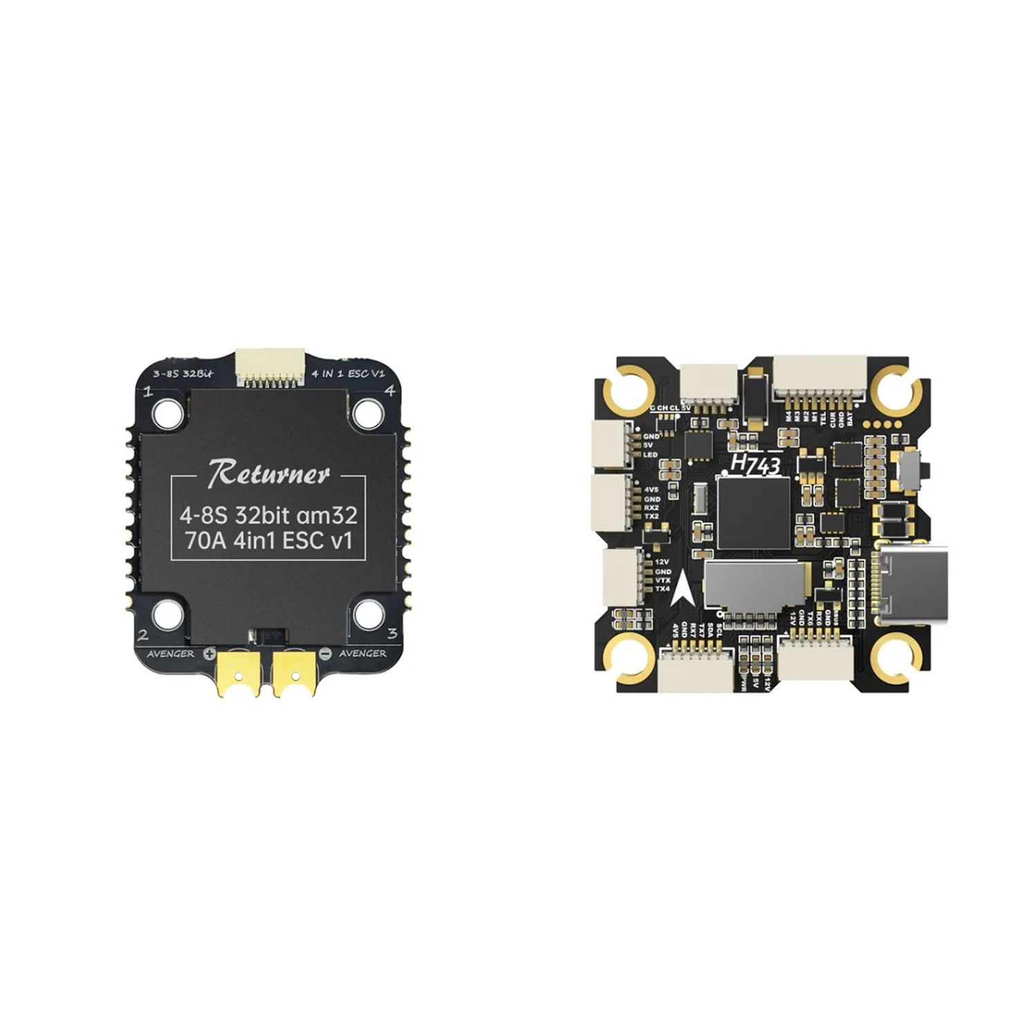 Купить Полетный стек BrotherHobby H743 3-8S Betaflight Flight